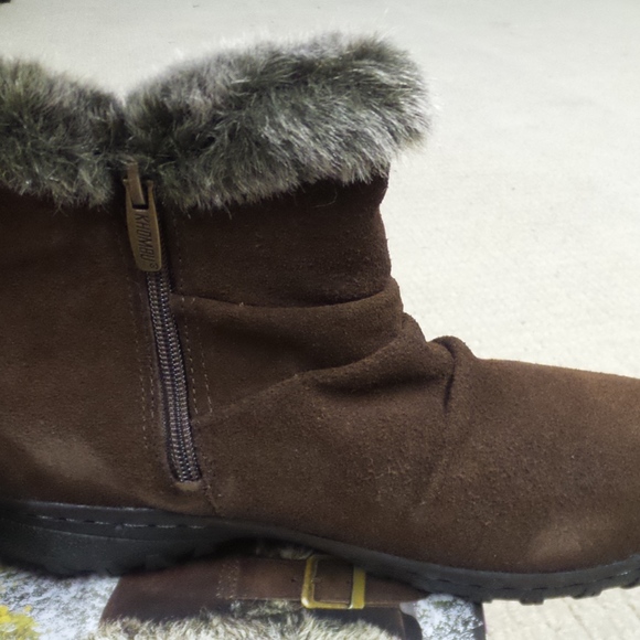 KHOMBU Boots LINDSEY All Weather Women Shoes Boots Booties Brown Size 9 - Picture 4 of 6
